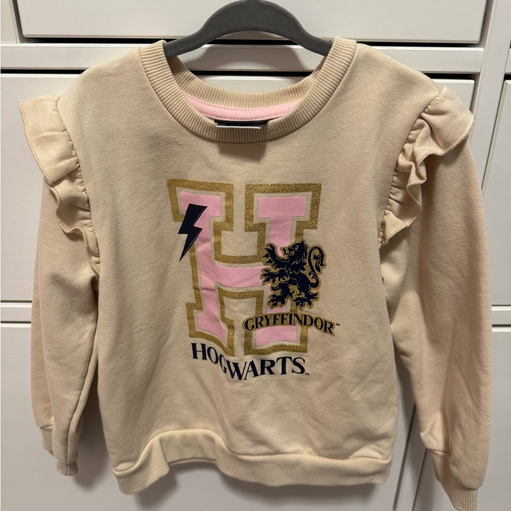 Warner Bros. Cream Hogwarts Gryffindor Kids Sweatshirt